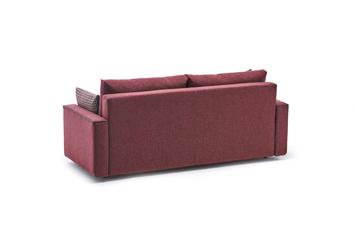 3-seater sofa bed Ece Claret Red