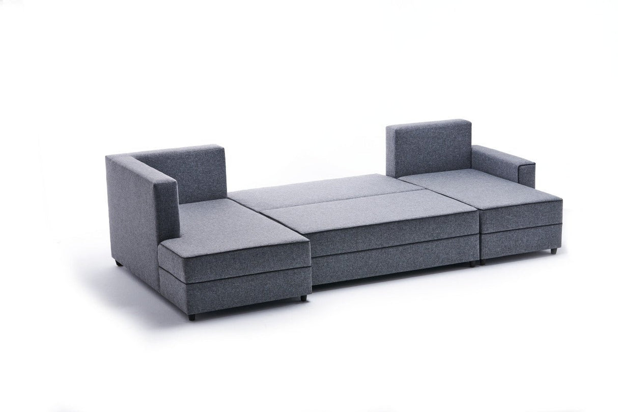 Corner sofa with sleeping function Ece Gray