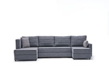 Corner sofa with sleeping function Ece Gray