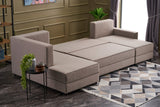 Corner sofa with sleep function Ece cream