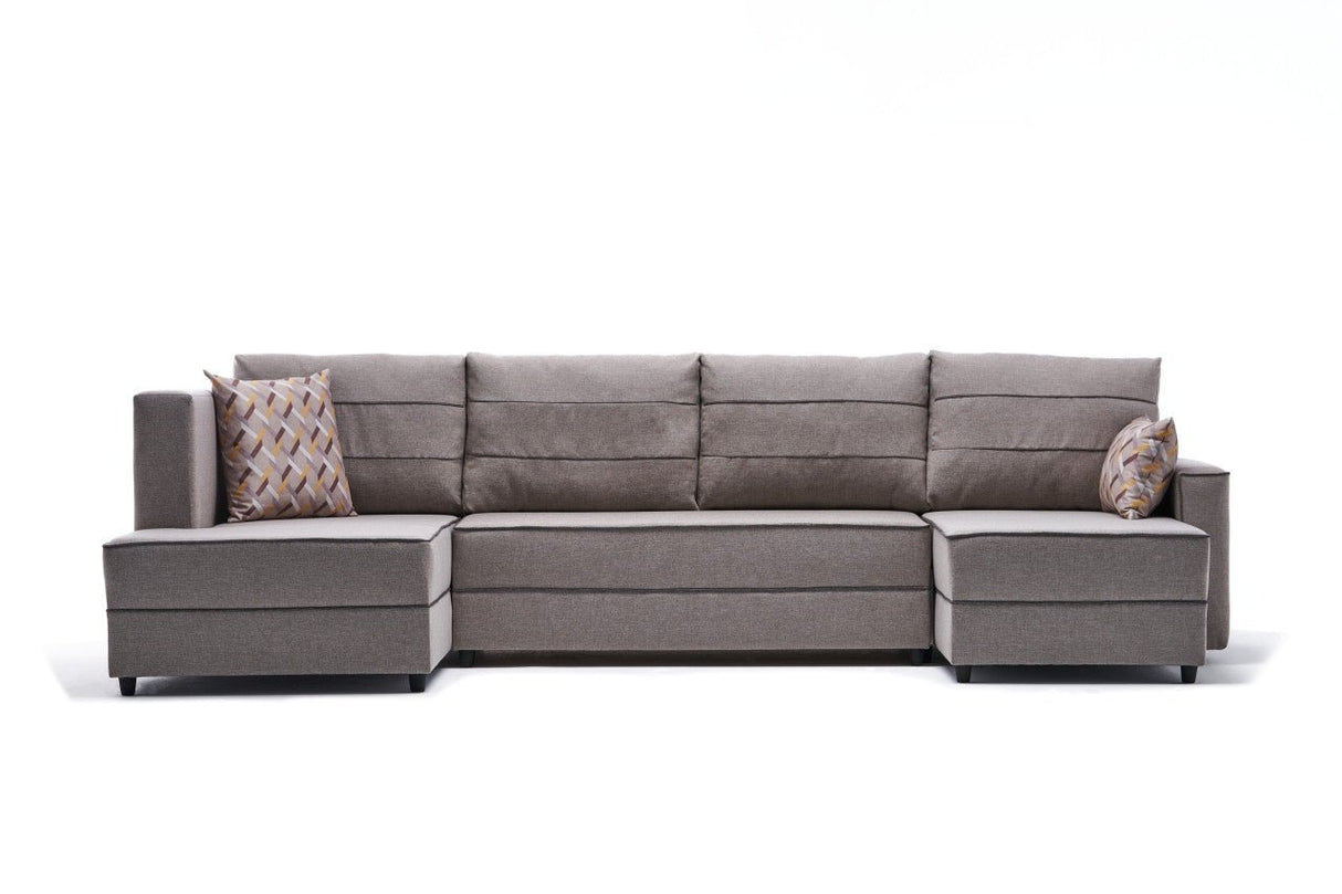 Corner sofa with sleep function Ece cream