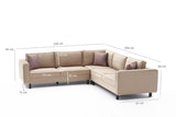 Corner sofa bare cream