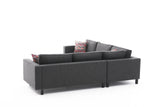 Corner sofa bare anthracite