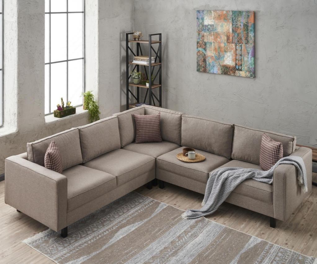 Corner sofa bare cream