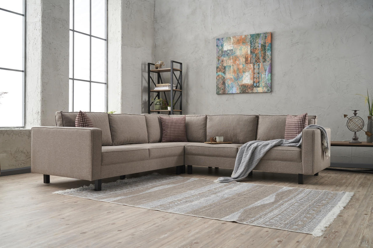 Corner sofa bare cream