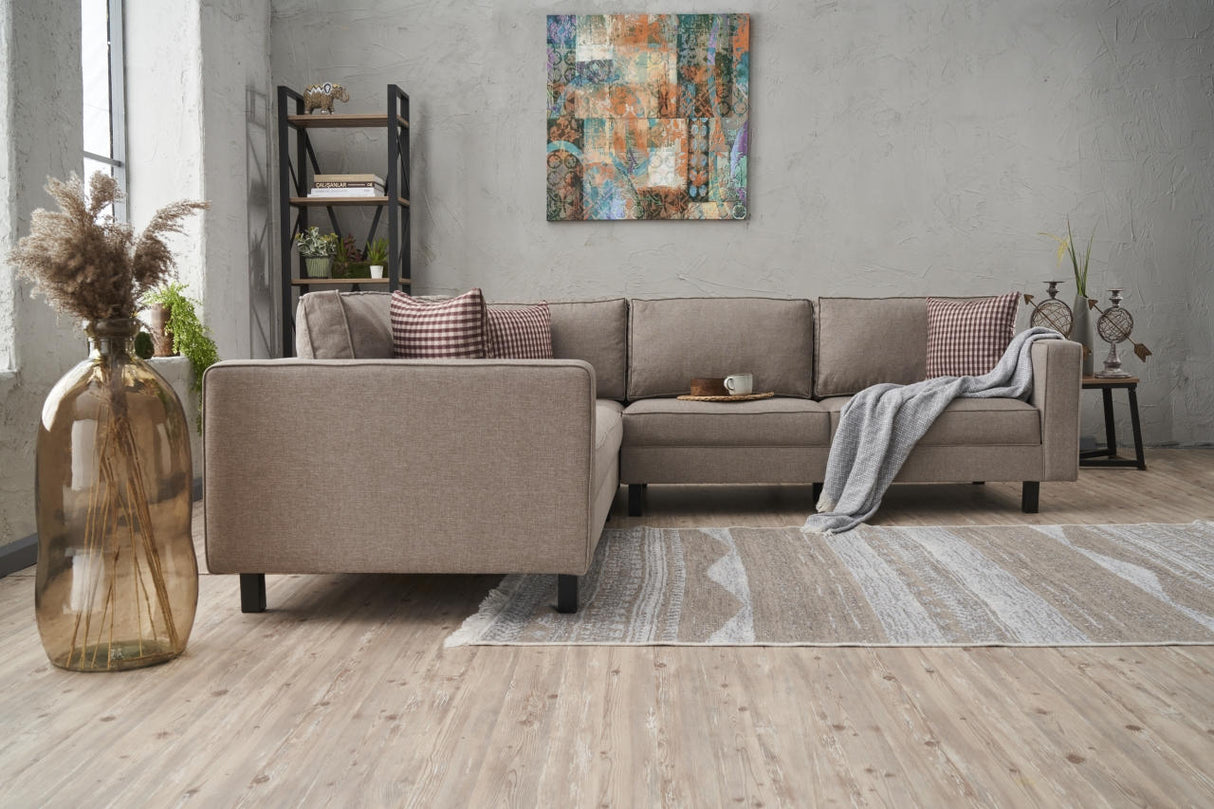 Corner sofa bare cream