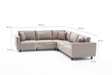 Corner sofa bare cream