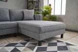 Corner sofa right bare gray