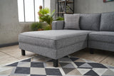 Corner sofa left bare gray