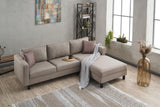 Corner sofa on the right bare cream