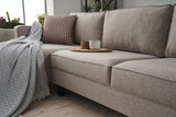 Corner sofa left bare cream