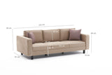 3-seater Bank Bare cream