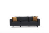 3-seater Bank Bare Anthracite