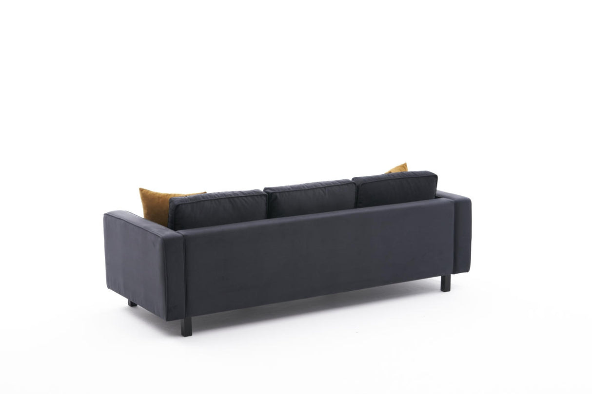 3-seater Bank Bare Anthracite