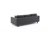 3-seater Bank Bare Anthracite