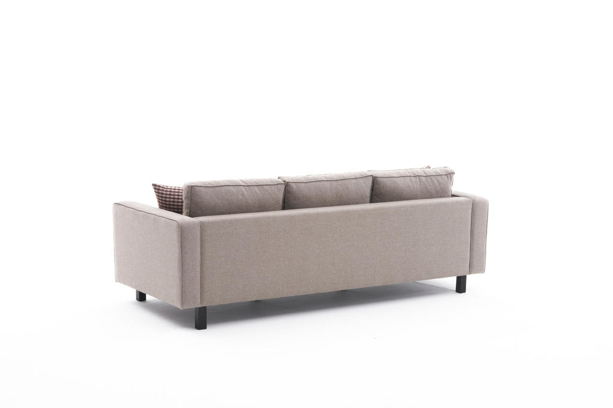 3-seater Bank Bare cream