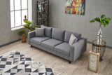 3-seater sofa bare gray