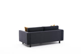 2-seater Bank Bare Anthracite