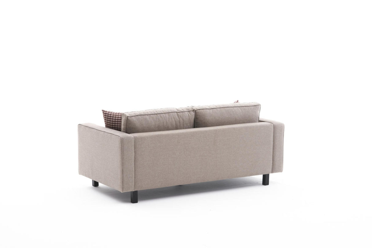 2-seater Bank Bare cream