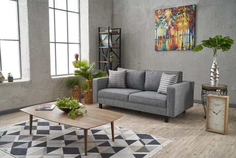 2-seater sofa bare gray