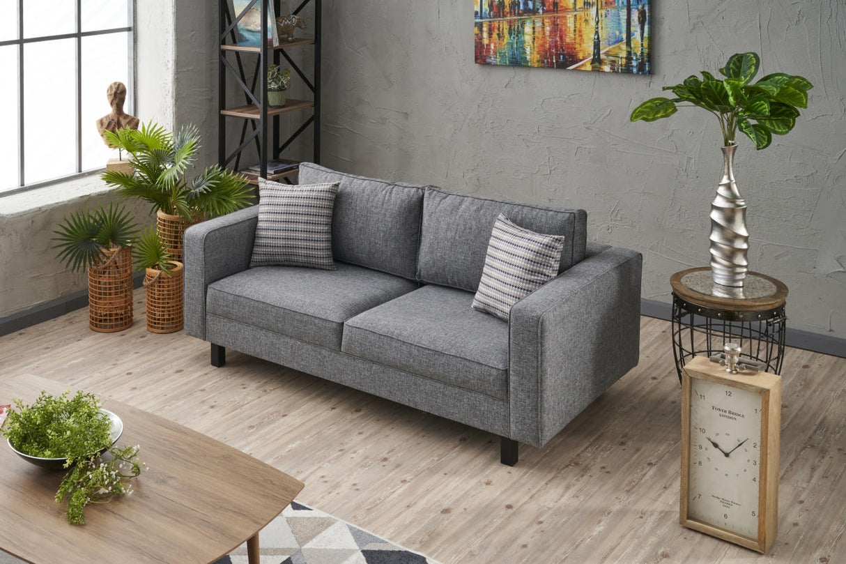 2-seater sofa bare gray