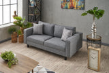 2-seater sofa bare gray