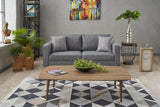 2-seater sofa bare gray