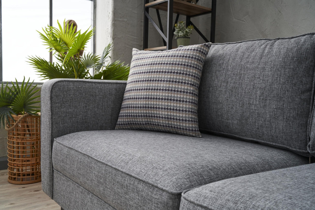 2-seater sofa bare gray