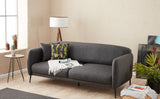 3-seater sofa bed Venus anthracite