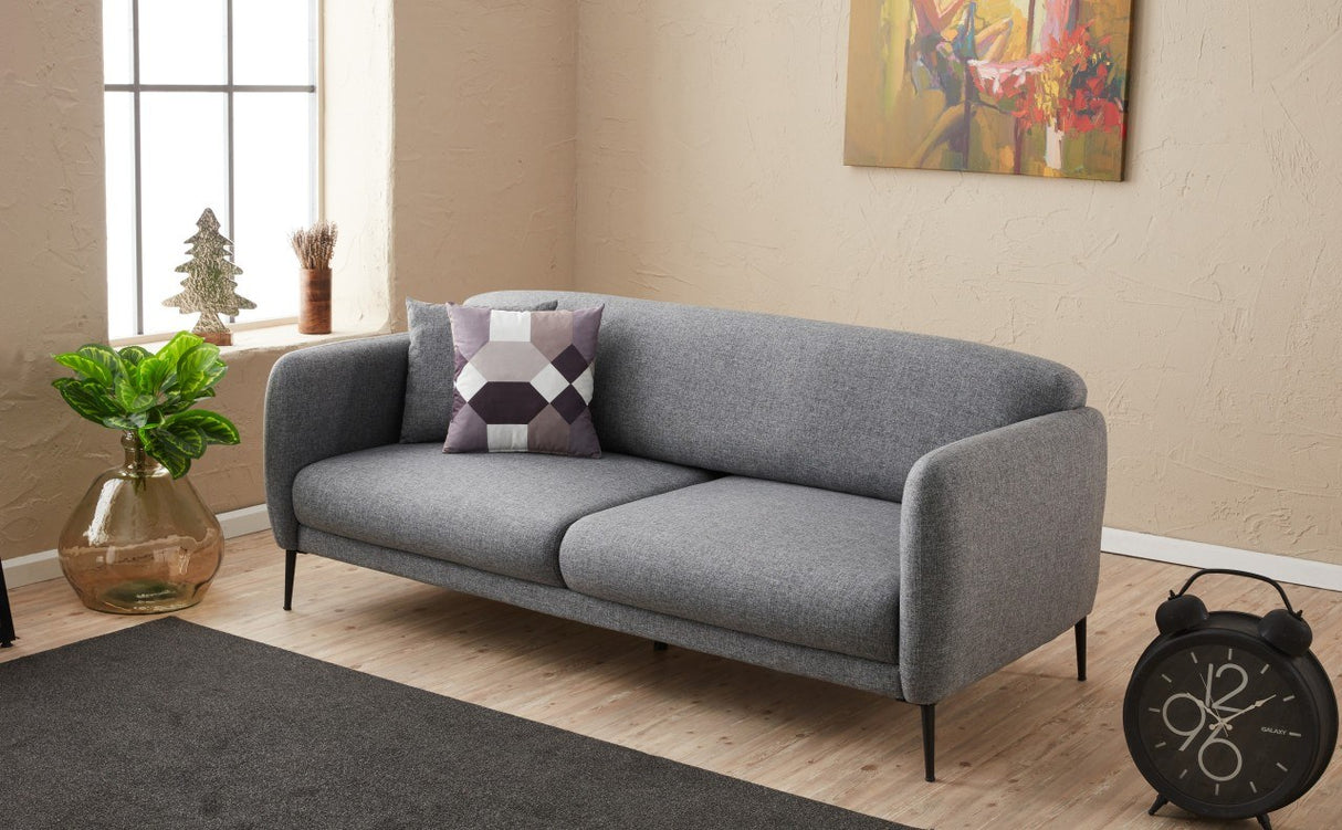 3-seater sofa bed venus gray