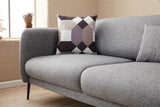 Corner sofa right with sleeping function Venus Gray