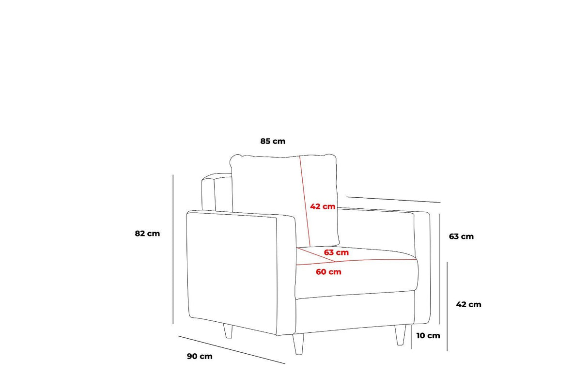 Armchair eva anthracite