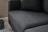 2-seater bank Eva Anthracite