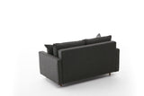 2-seater bank Eva Anthracite