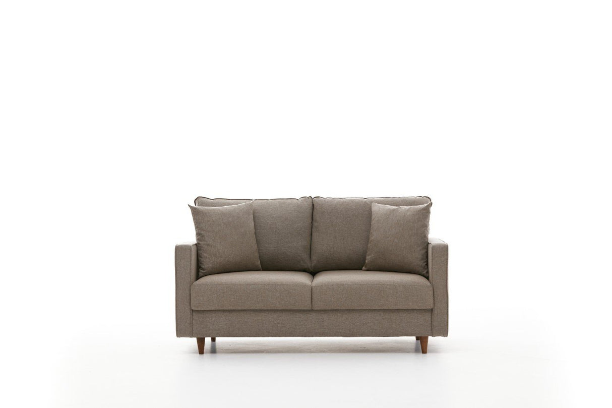 2-seater bank Eva Crème