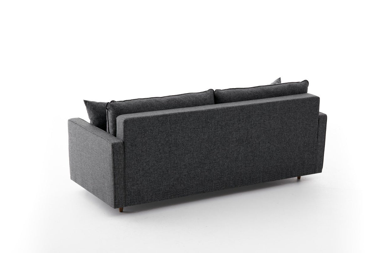 3-seater bank Eva Anthracite