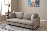 3-seater sofa bed Eva Crème