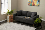 2-seater Bank Berlin Anthracite gold