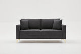 2-seater Bank Berlin Anthracite gold