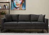 3-seater Bank Berlin Anthracite Black