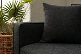 3-seater Bank Berlin Anthracite Black