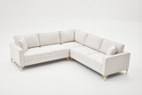 Corner sofa berlin crème gold