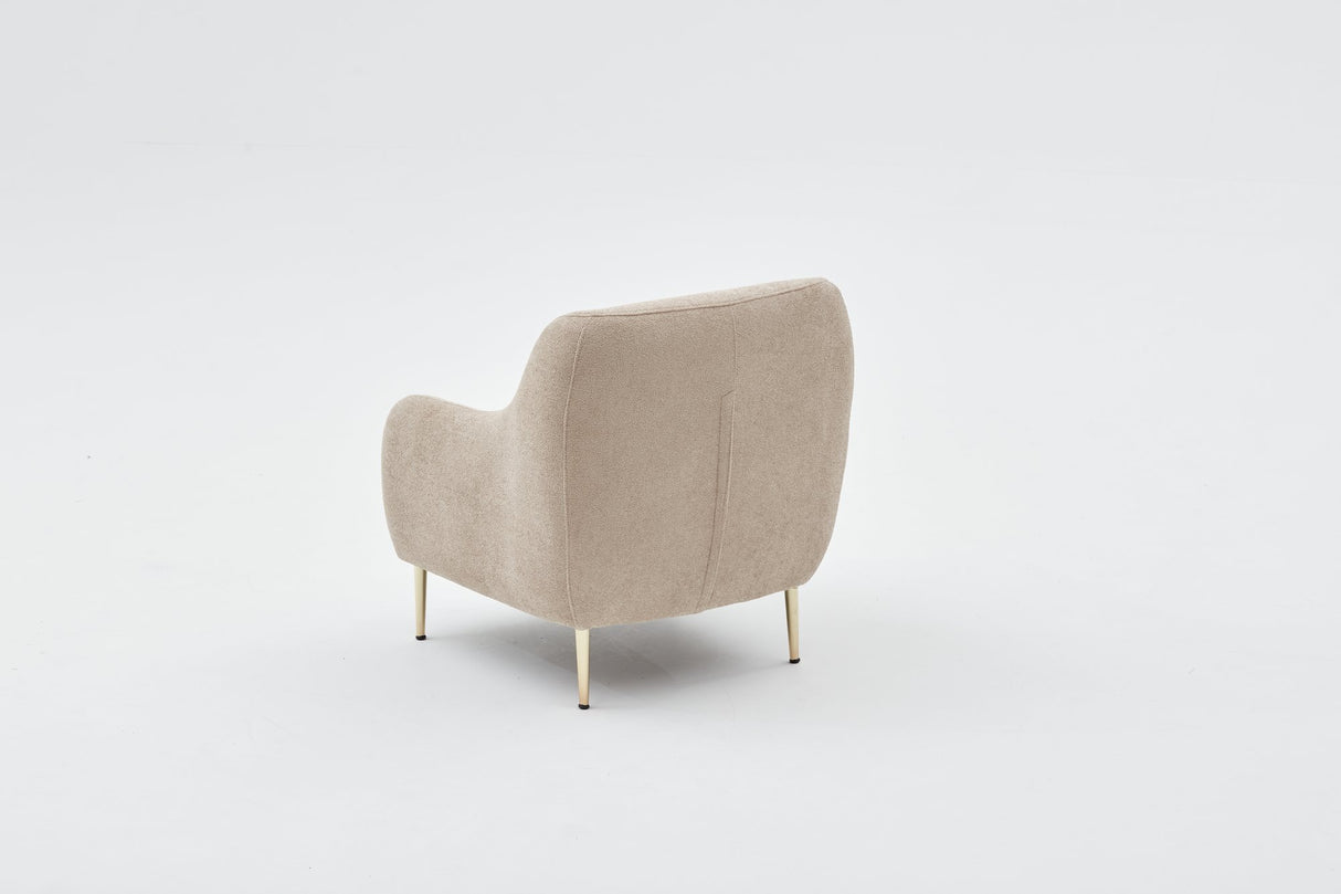 Armchair simena beige gold