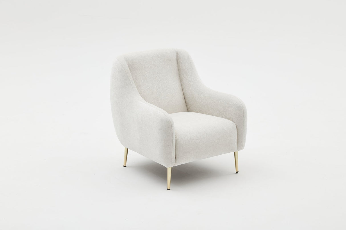 Armchair Simena Crème Gold