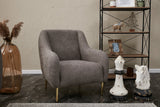 Armchair simena gray gold