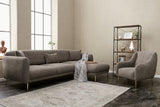 Corner sofa with sleeping function right Simena Gray - Golden Poot