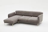 Corner sofa with sleeping function on the left Simena Gray - Golden Poot