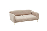 3-seater sofa bed Simena Beige Gold