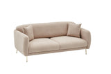 3-seater sofa bed Simena Beige Gold