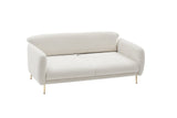 3-seater sofa bed Simena cream gold